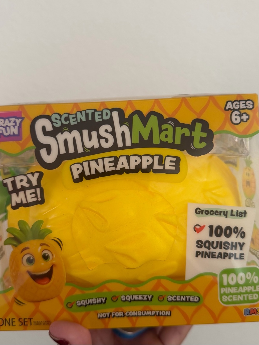 Crazy fun smushmart pineapple squishy